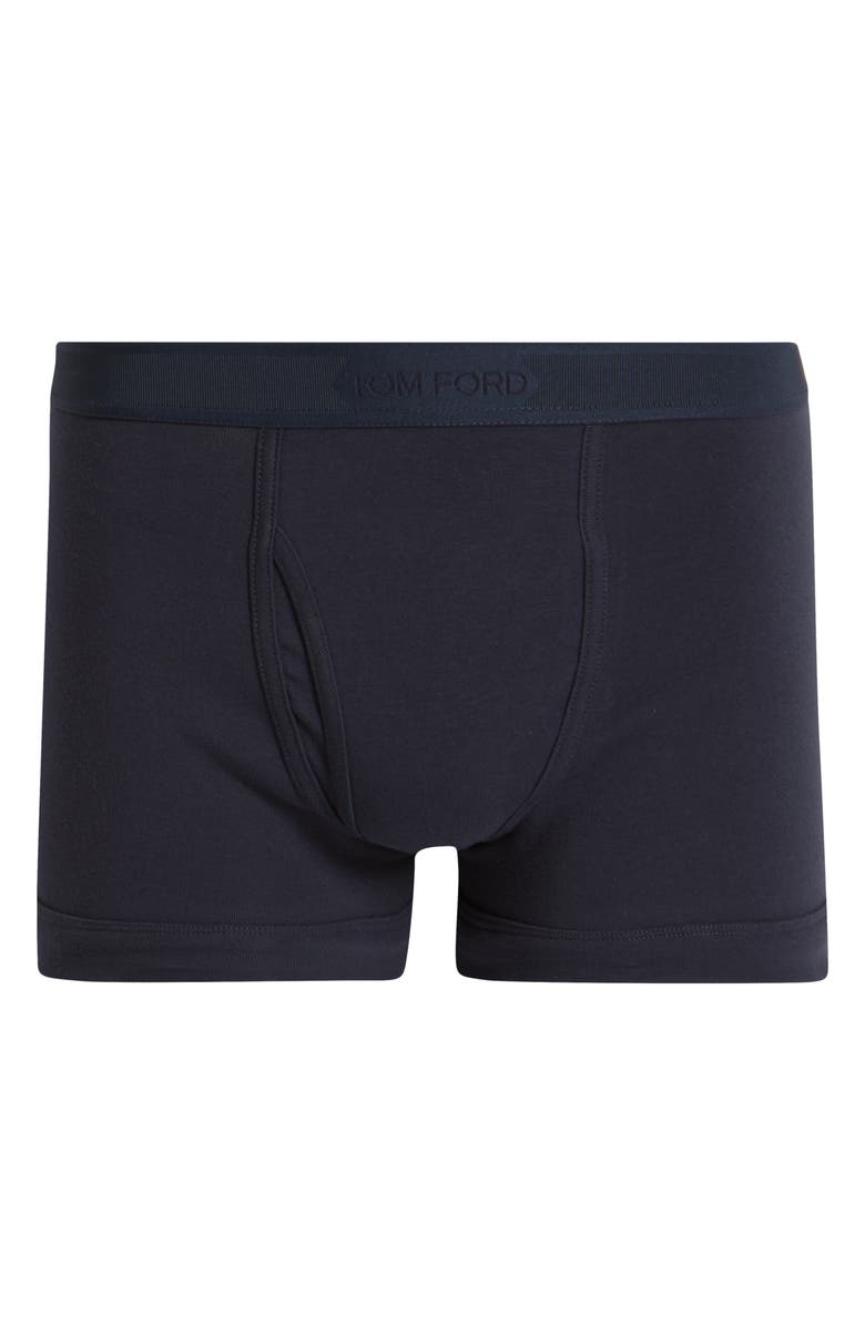 TOM FORD Cotton Stretch Jersey Boxer Briefs, Alternate, color, Midnight Blue