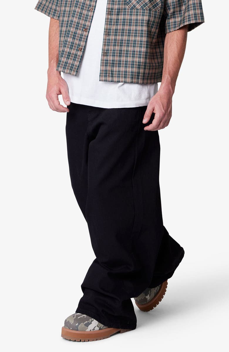 mnml Raw Baggy Rave Wide Leg Jeans, Alternate, color, 