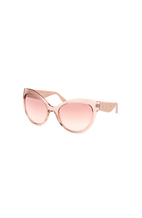 Logo Temple Cat Eye Sunglasses