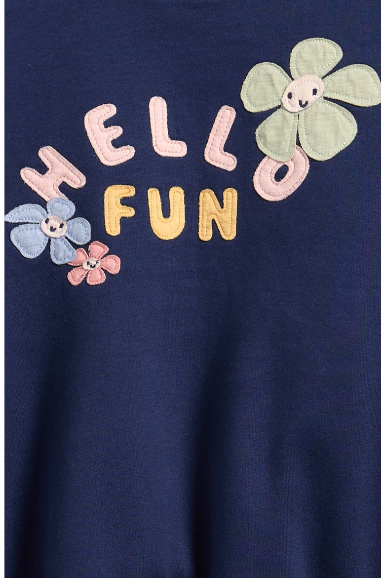 Kids' Graphic Sweatshirt & Leggings Set, Alternate, color, BLUE