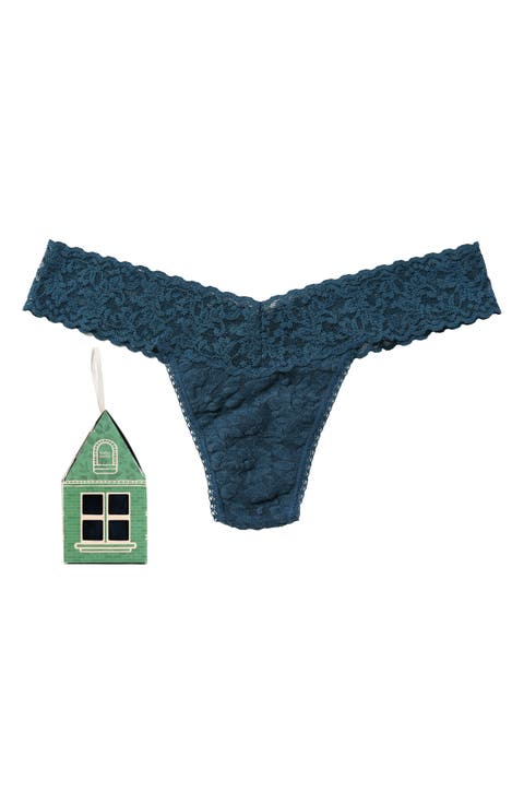 Gingerbread House Low Rise Thong