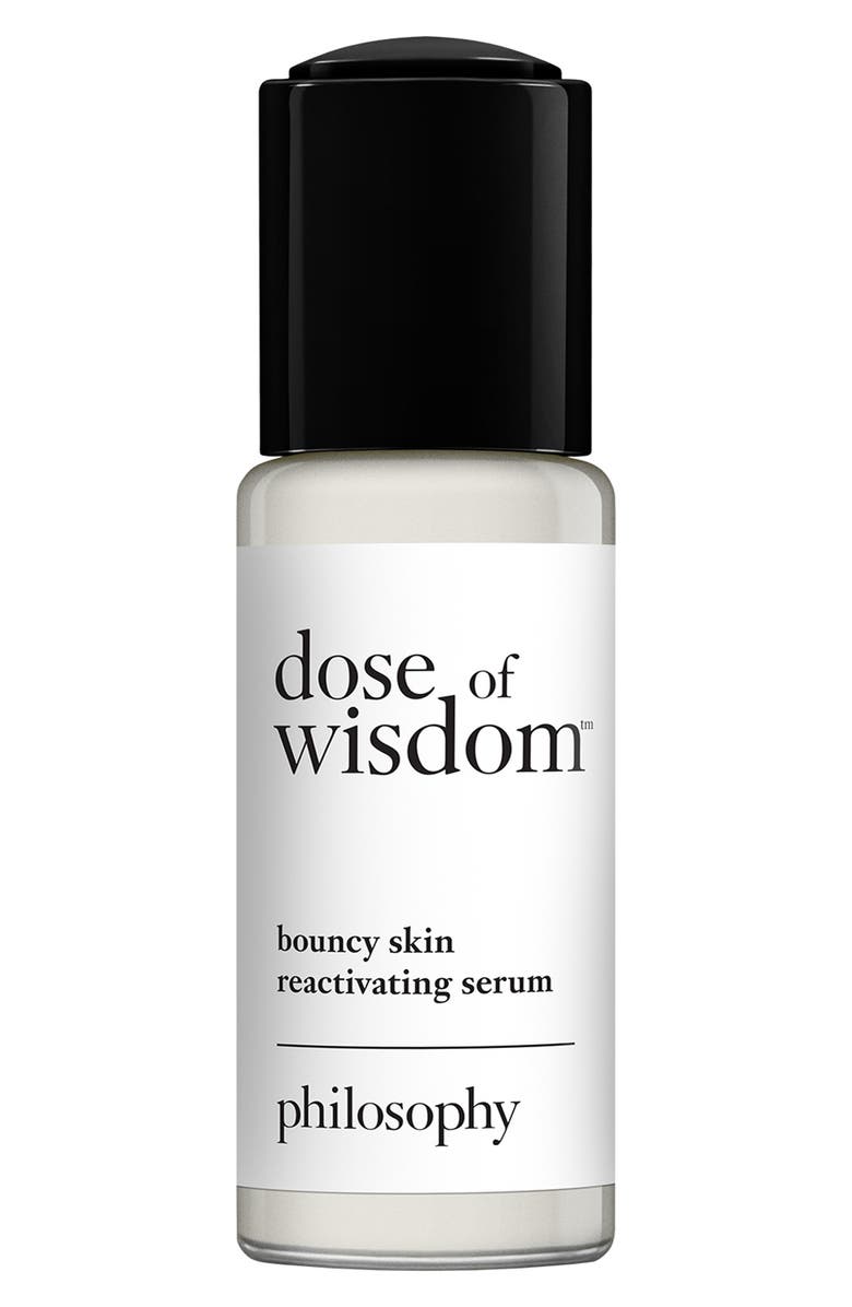 philosophy dose of wisdom<sup>™</sup> bouncy skin reactivating serum, Main, color,