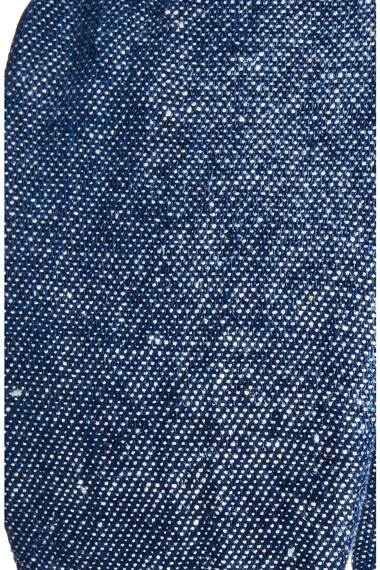 Top Knot Wide Denim Headband, Alternate, color, DARK DENIM