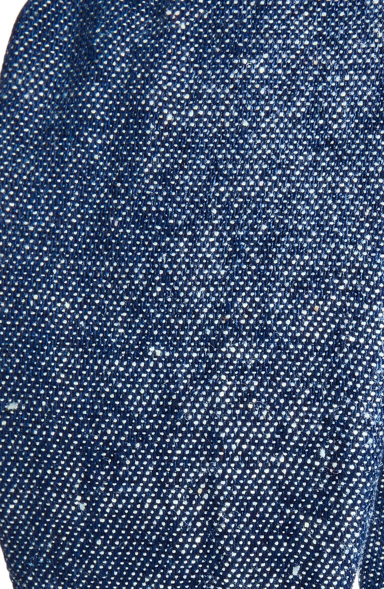 Tasha Top Knot Wide Denim Headband, Alternate, color, Dark Denim