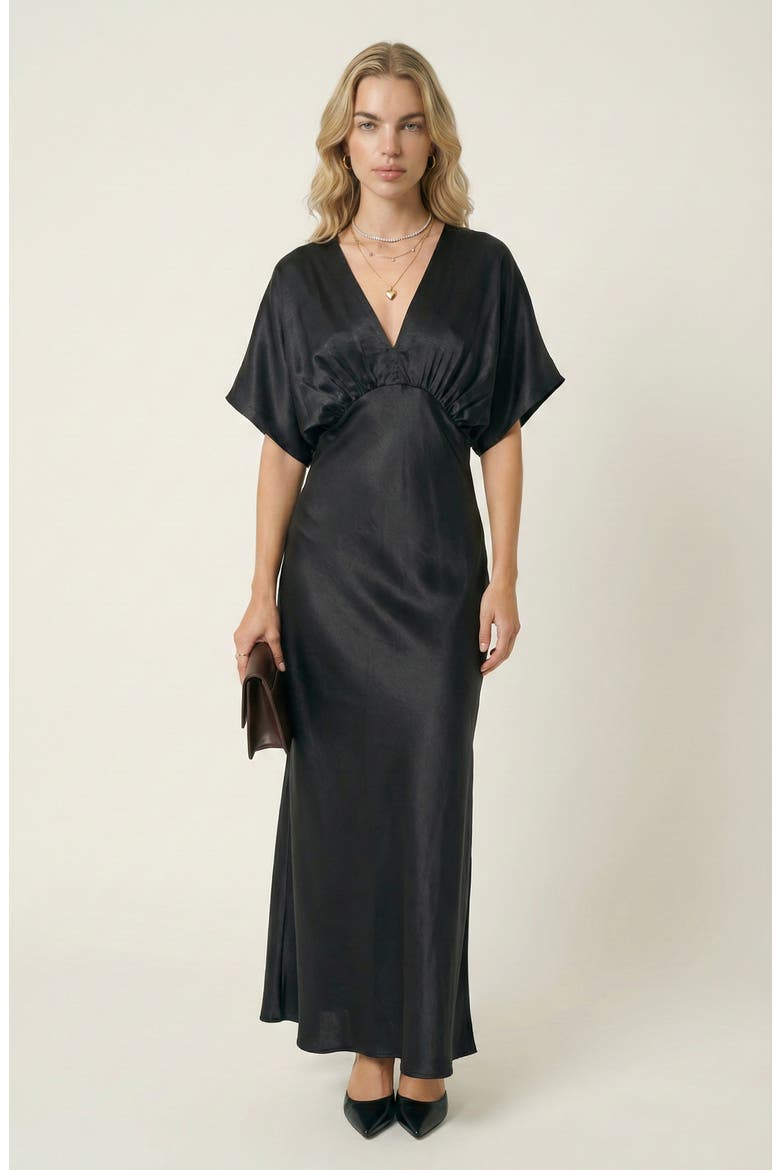 Flowy Maxi Dress, Main, color, Black