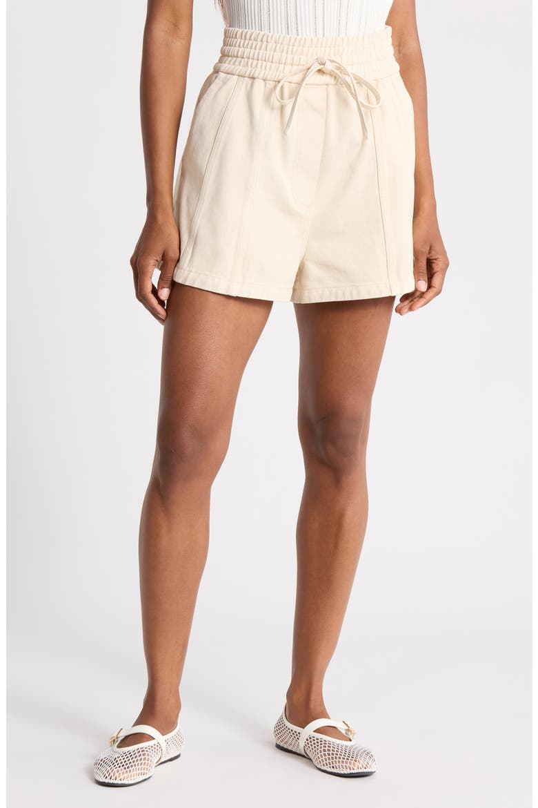 Seamed Boxer Shorts, Main, color, ECRU