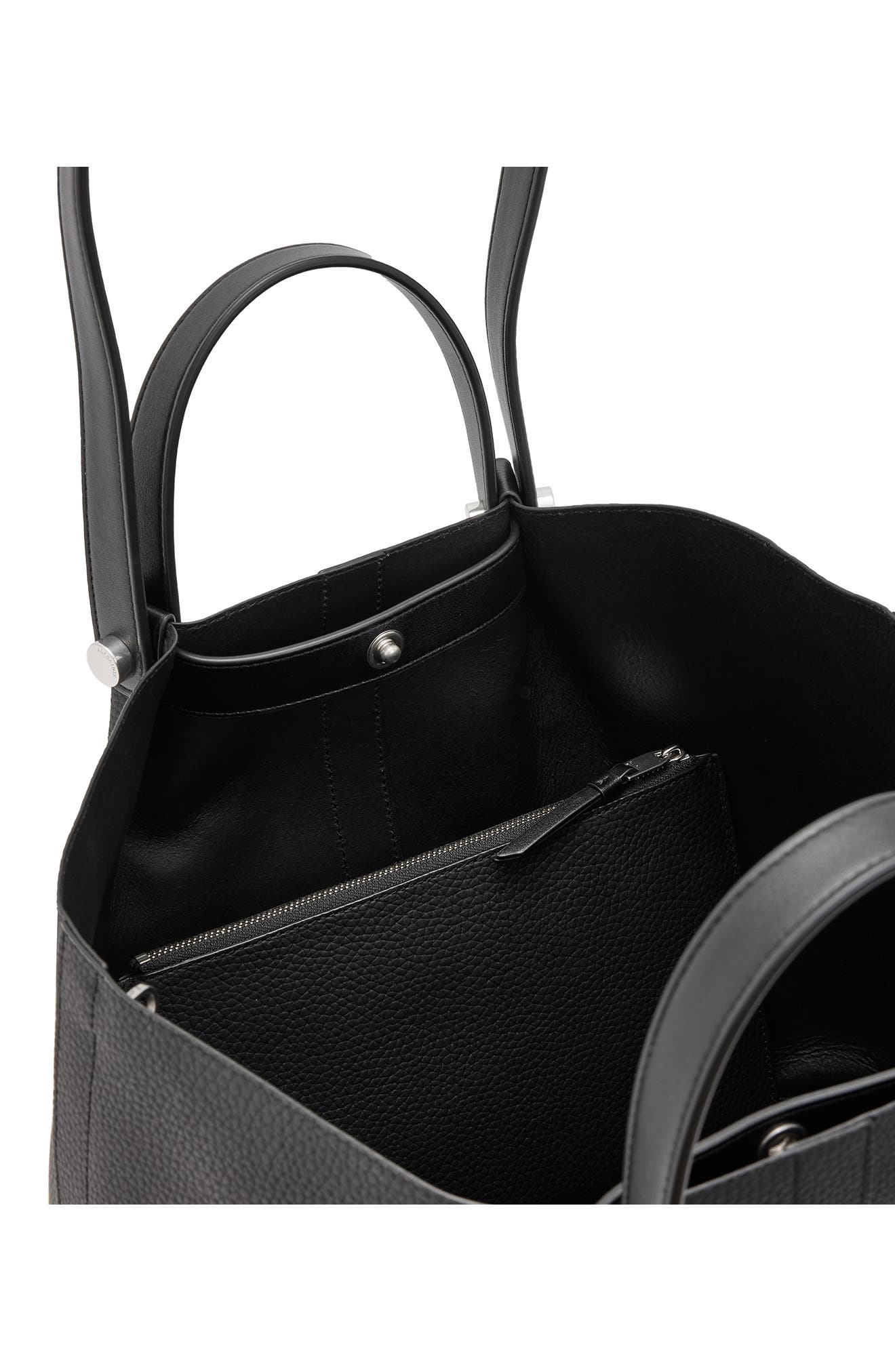 AllSaints Small Allington Tote, Alternate, color, 