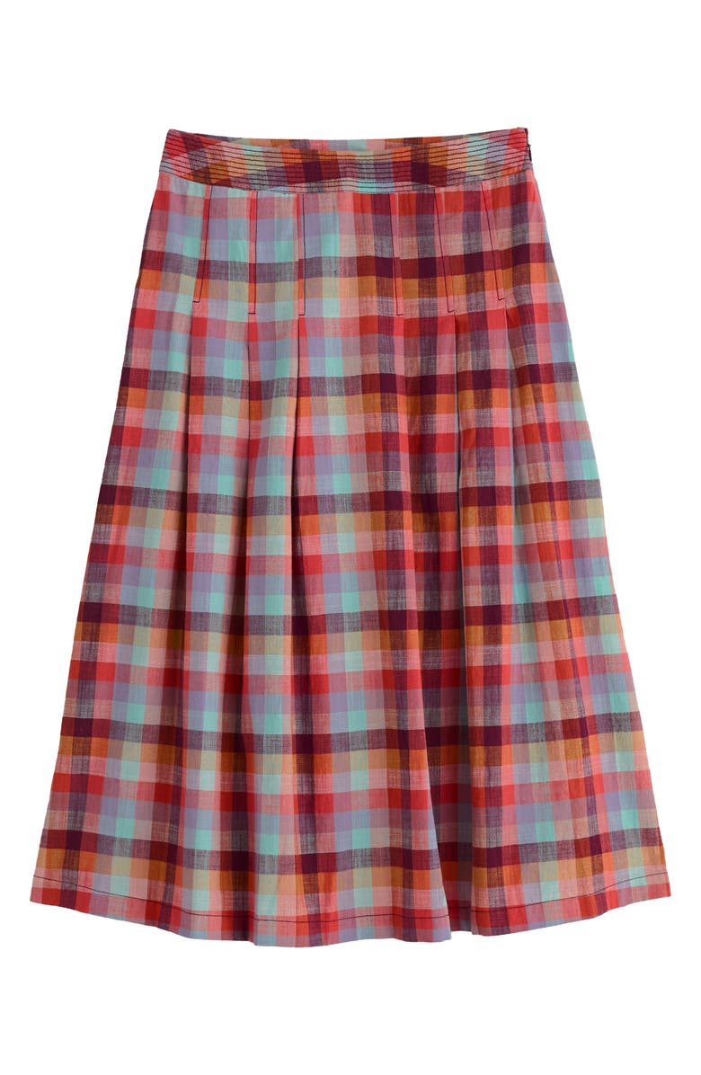 Seasalt Cornwall Jamboree Organic Cotton Chambray Midi Skirt, Alternate, color, 