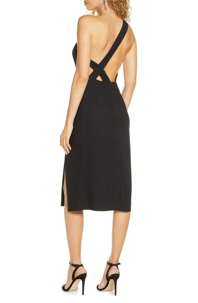 Finders Keepers Daniella One-Shoulder Crepe Sheath Dress, Alternate, color,