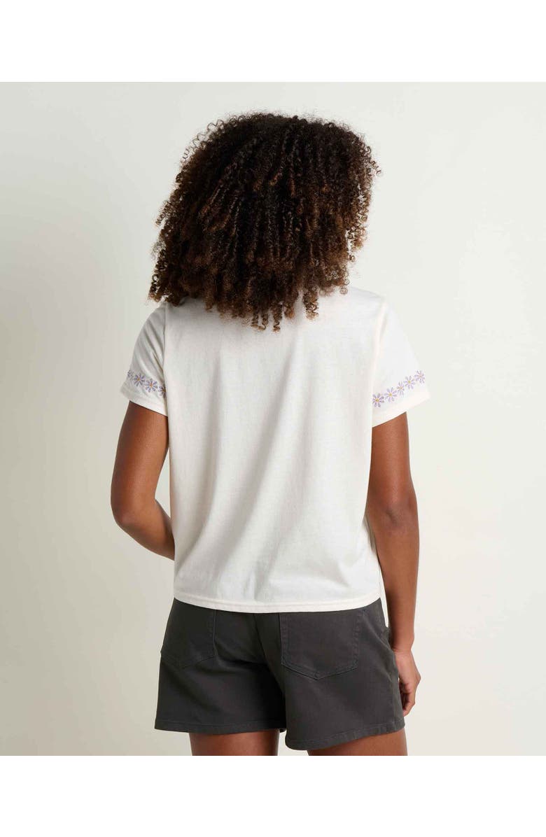 Toad & Co Women's Re-Form Crew Embroidered, Alternate, color, Salt Embroidery