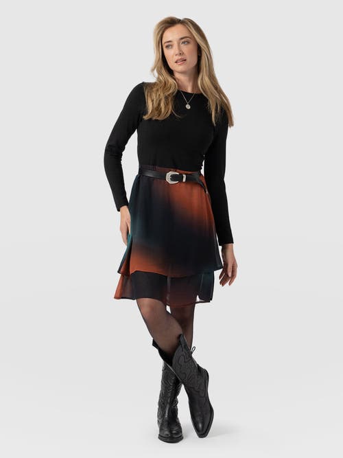 Shop Saint + Sofia Etta Mini Layered Dress