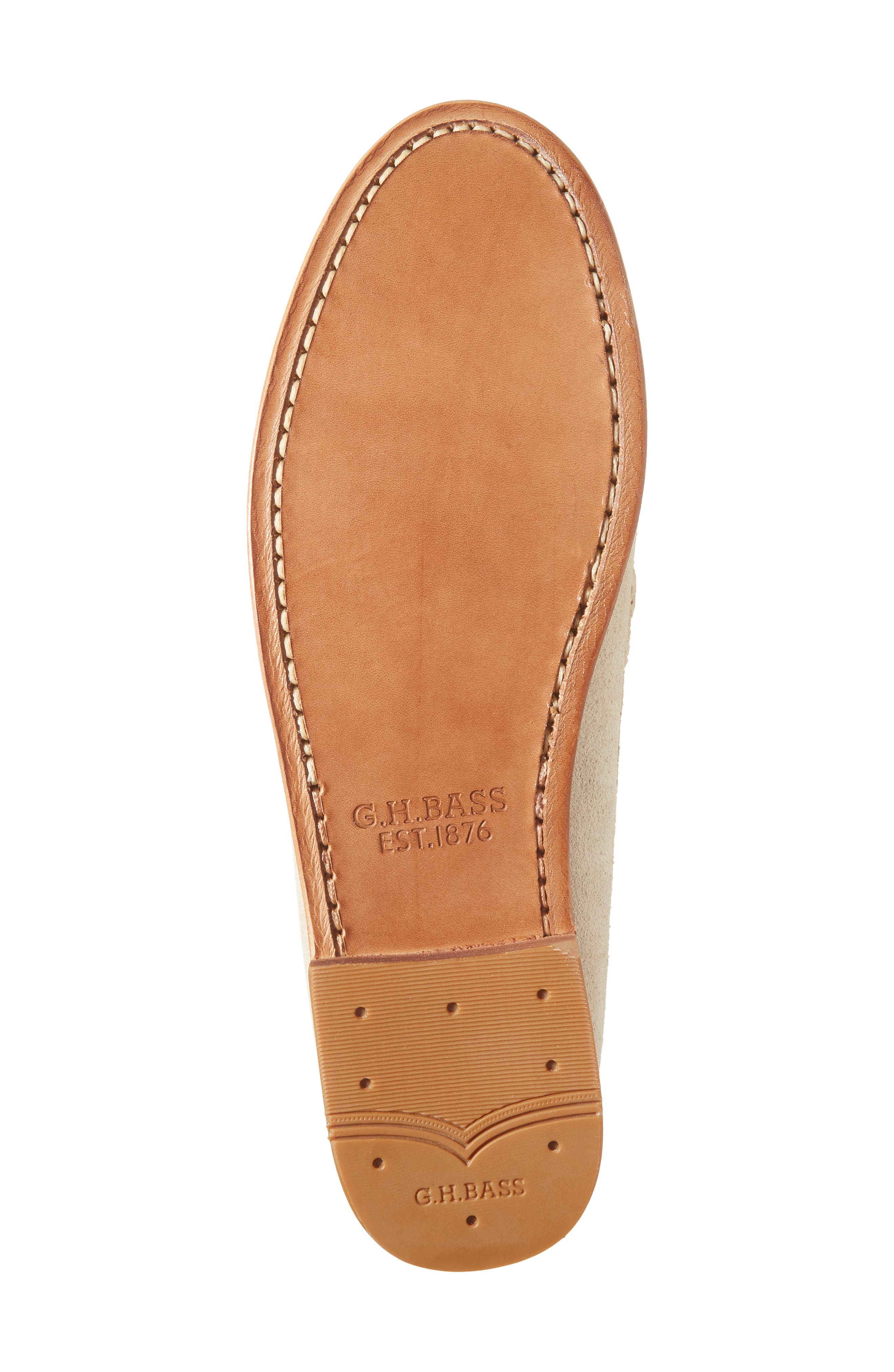 G.H.BASS Whitney Leather Penny Loafer, Alternate, color, Sand
