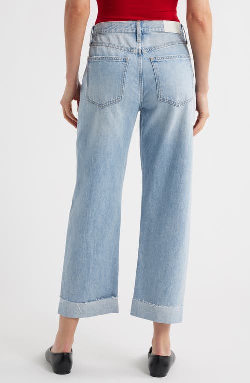 Pistola Kacey Cuffed High Waist Boyfriend Jeans In Blue
