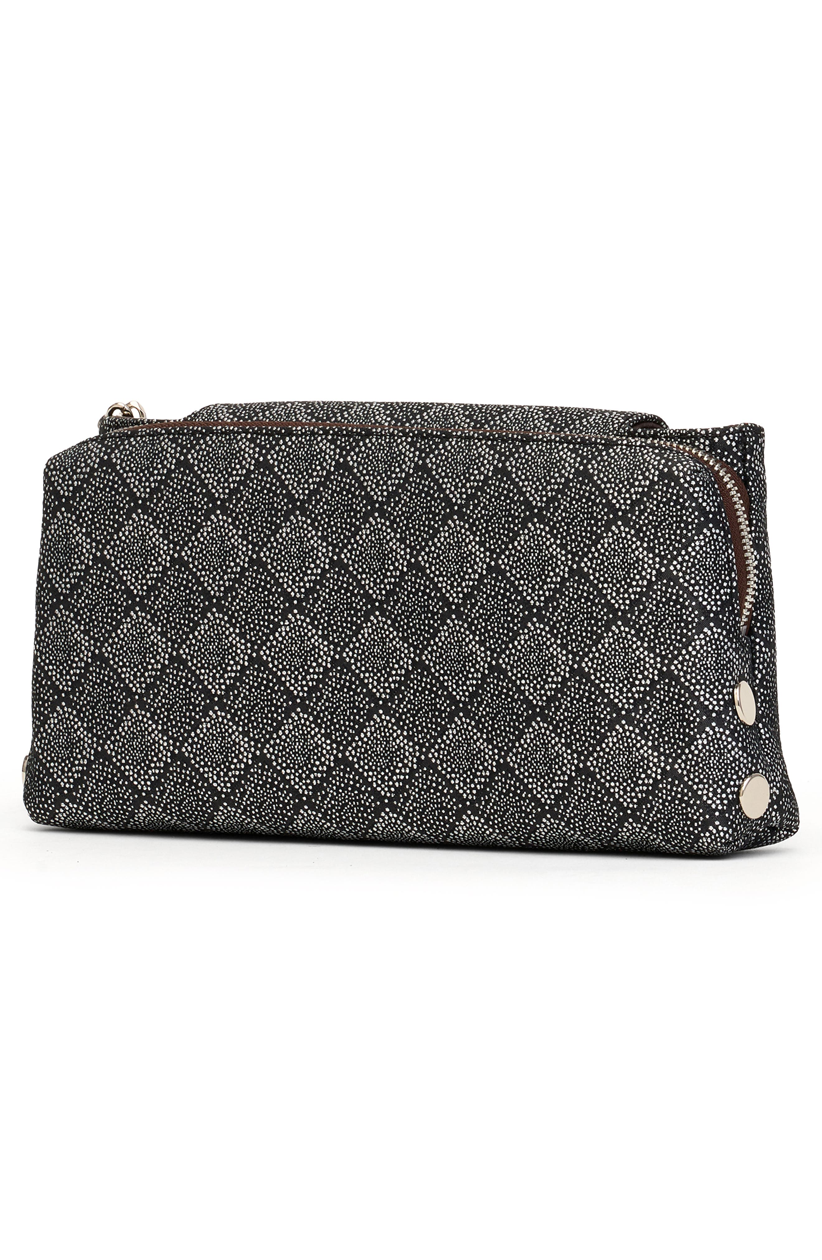 HAMMITT Small Jacquard Clutch, Alternate, color, Diamond Marquee/ Silver