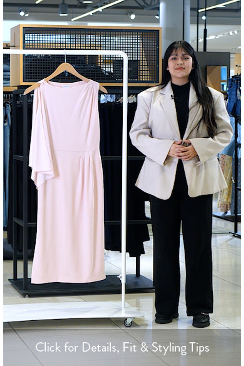 Single Split Sleeve Midi Dress video