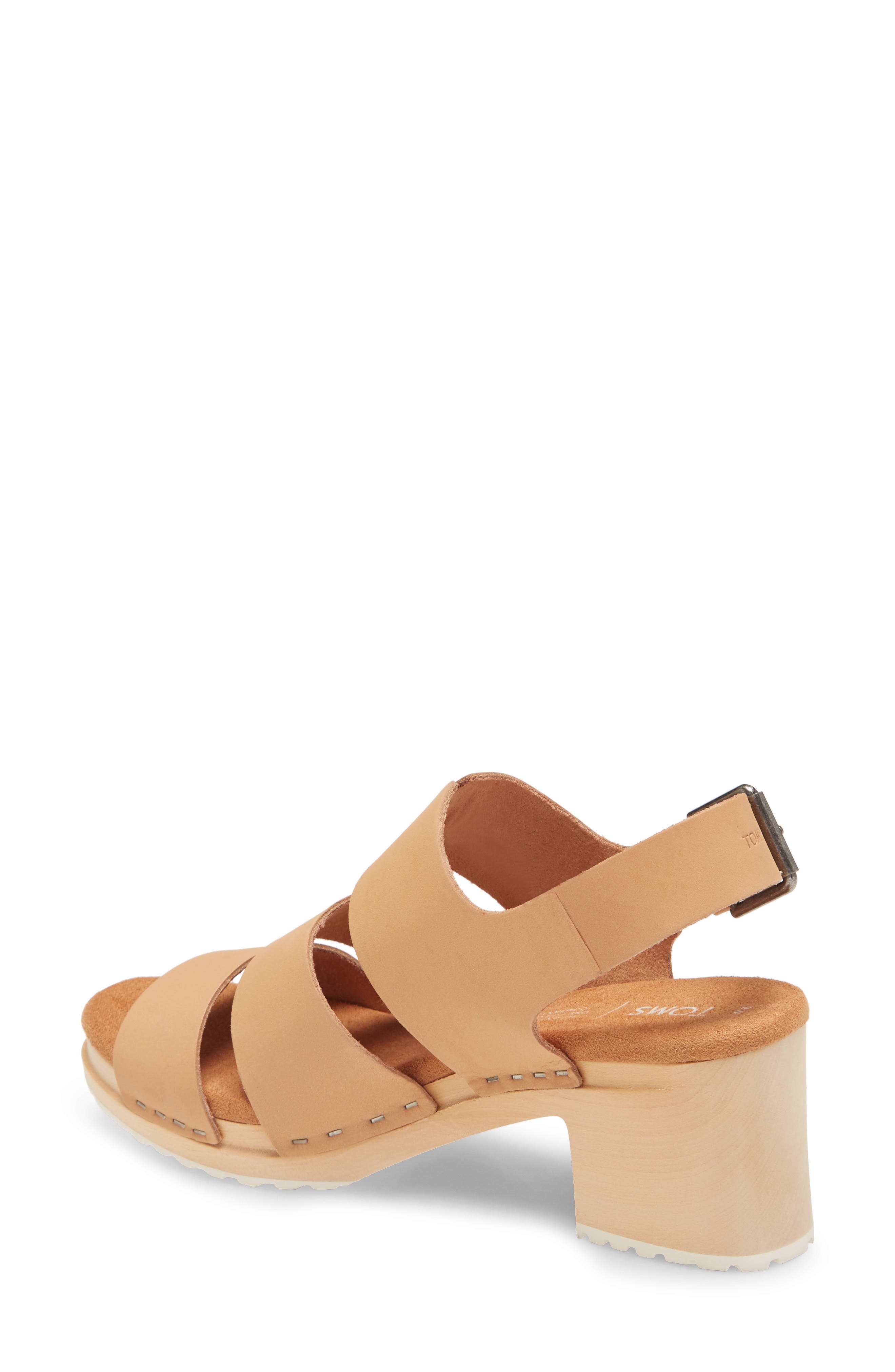 Phoebe Slingback Sandal, Alternate, color, NATURAL LEATHER