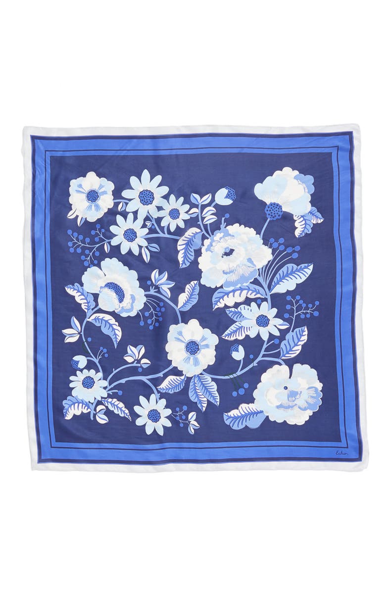 Echo Bloomsbury Square Silk Scarf, Alternate, color, 