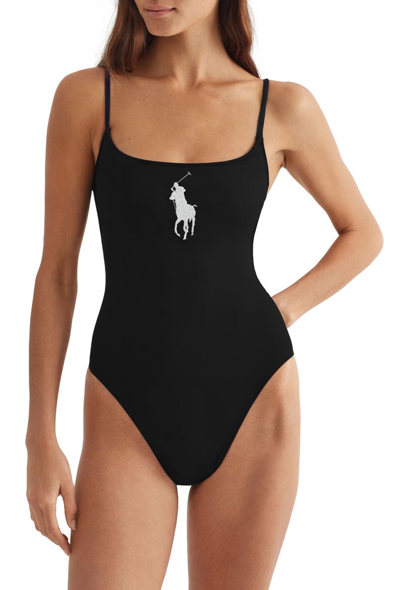 Kennedy One-Piece Swimsuit, Main, color, BLACK