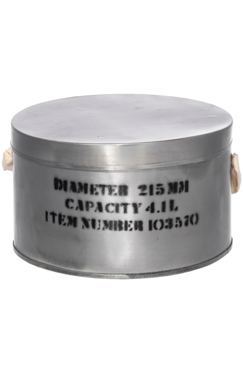 PUEBCO Steel Hat Box, Alternate, color, Natural