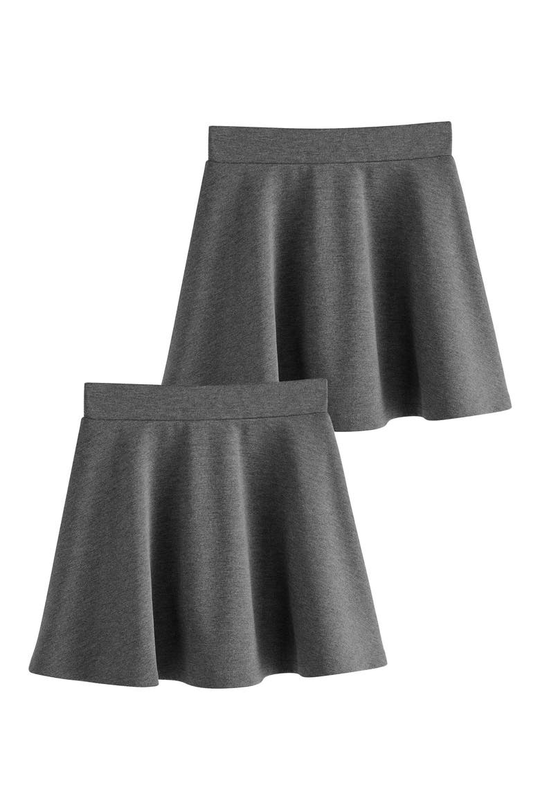 Kids' 2-Pack Uniform Pull-On Skorts, Main, color, GREY