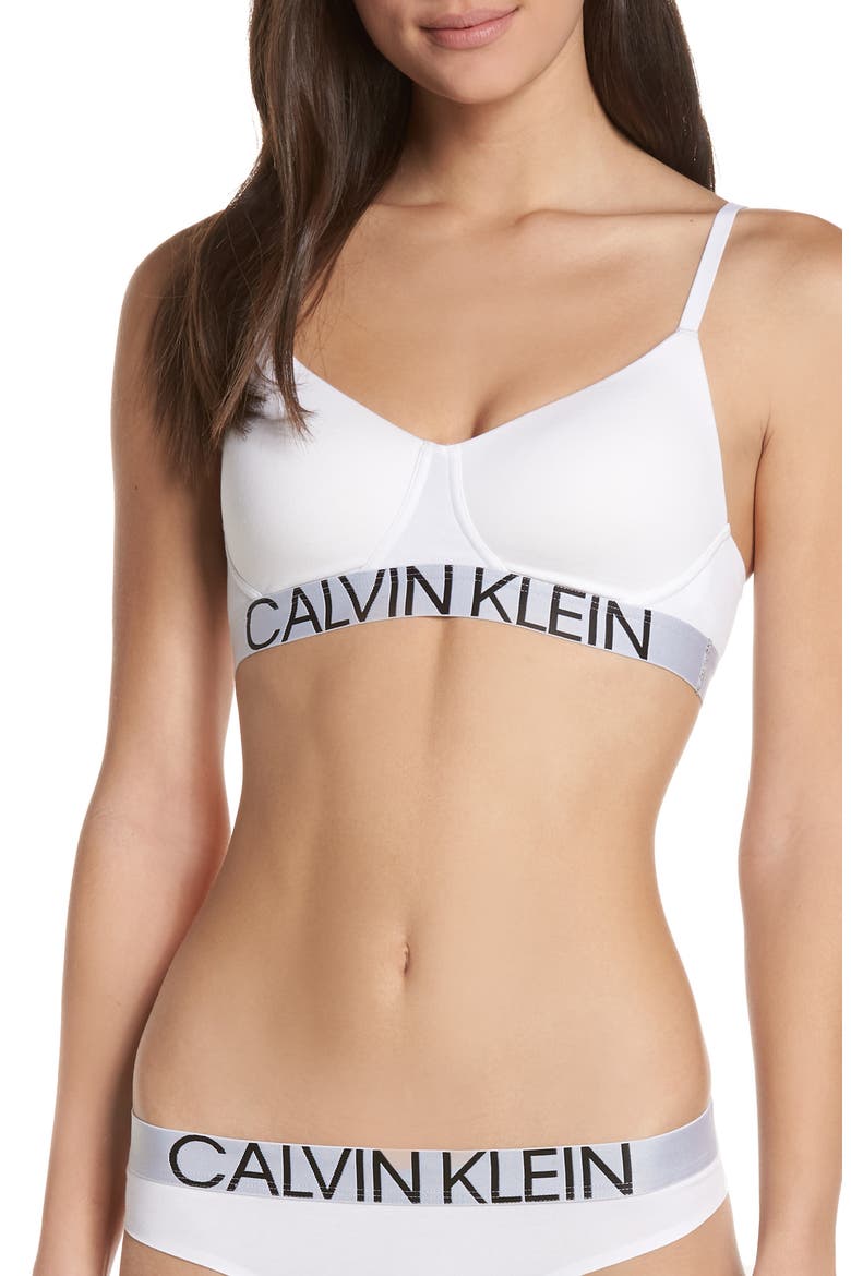 Statement 1981 Convertible Soft Cup Bralette, Main, color, WHITE