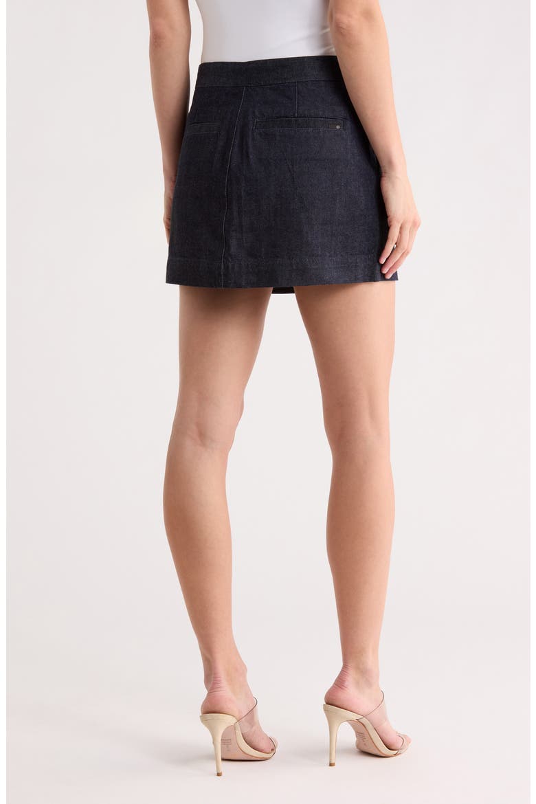Remy Tailored Denim Miniskirt, Alternate, color, LAPIS