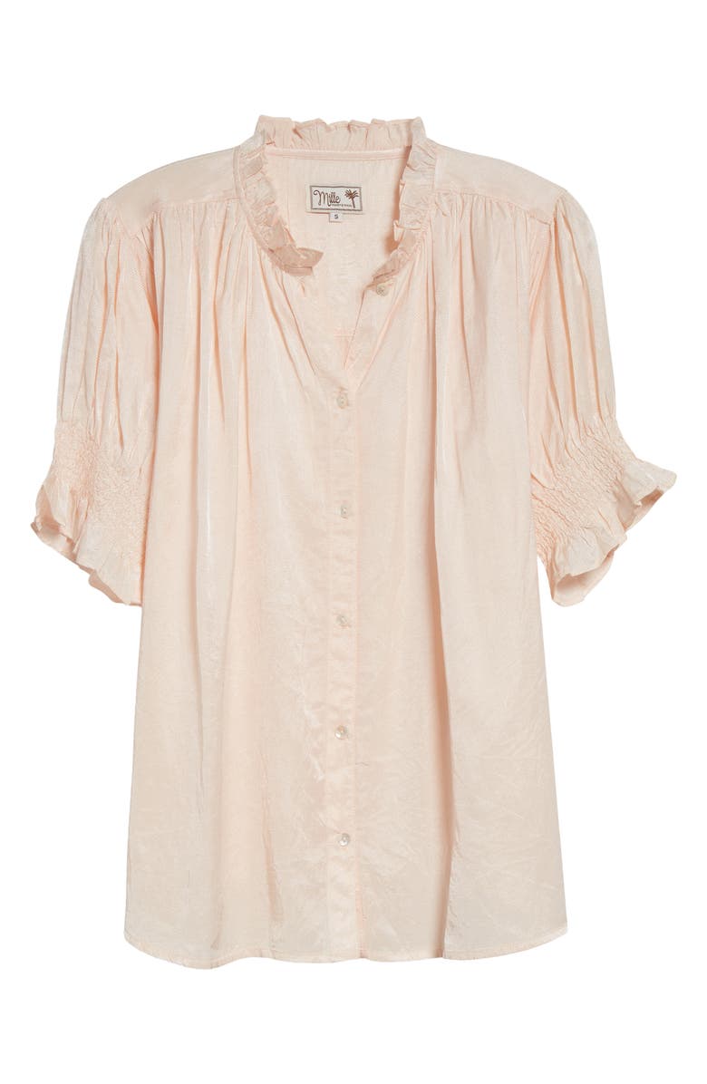 MILLE Marnie Floral Ruffle Top, Alternate, color, Blush