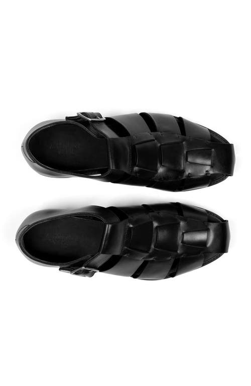 Anthony Veer Mariner Fisherman Sandel In Obsidian Black