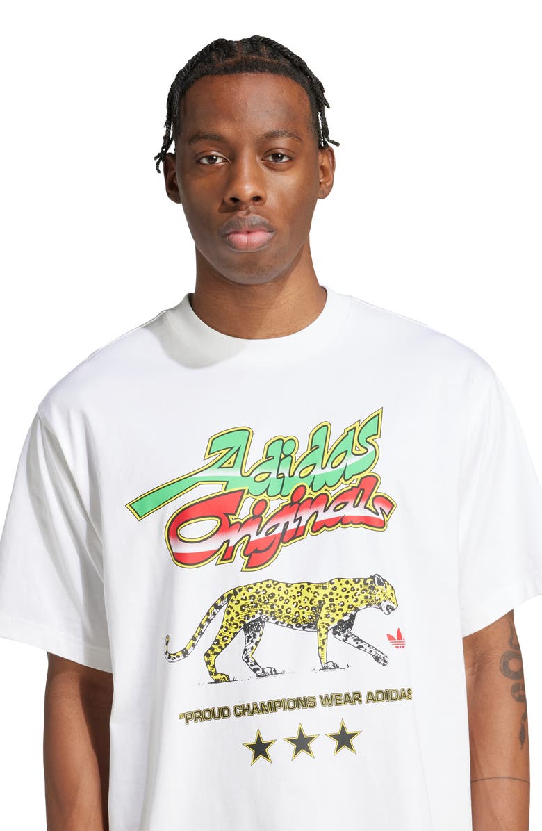 adidas GFX Champ Tee, Alternate, color, White