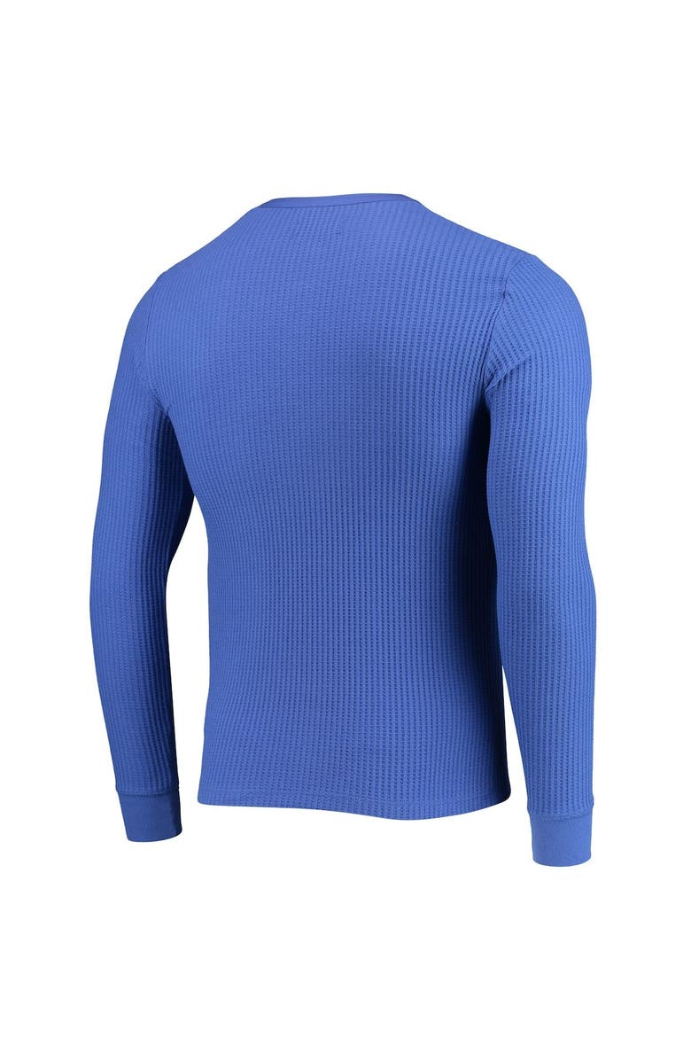 Junk Food Men's Junk Food Royal New England Patriots Thermal Henley Long Sleeve T-Shirt, Alternate, color, Royal