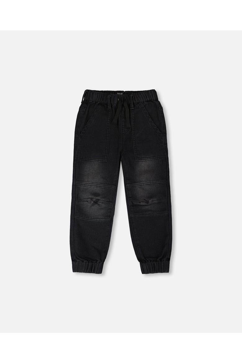 Stretch French Terry Denim Jogger, Main, color, Denim Grey