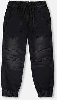 Deux par Deux Stretch French Terry Denim Jogger