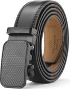 Mio Marino Classic Adjustable Ratchet Leather Dress Belt