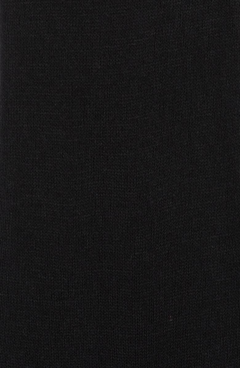 Portolano Whipstitch Trim Scarf, Alternate, color, Black