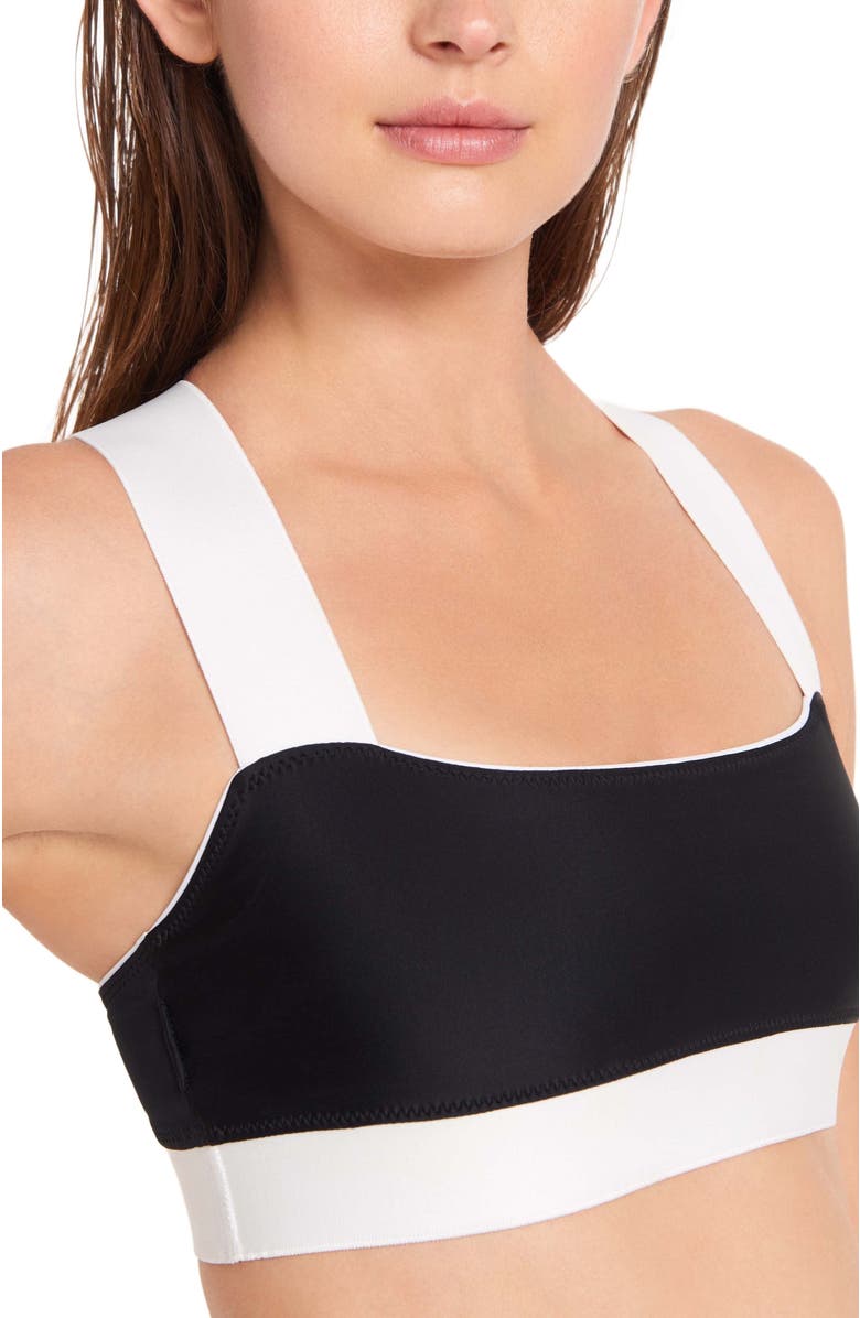 Ansea The Reversible Sporty Top, Alternate, color, Black/White