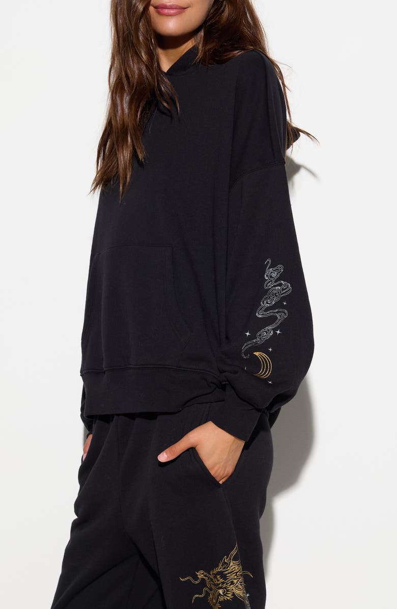 Spiritual Gangster Warrior Spirit Del Ray Hoodie, Alternate, color, Black