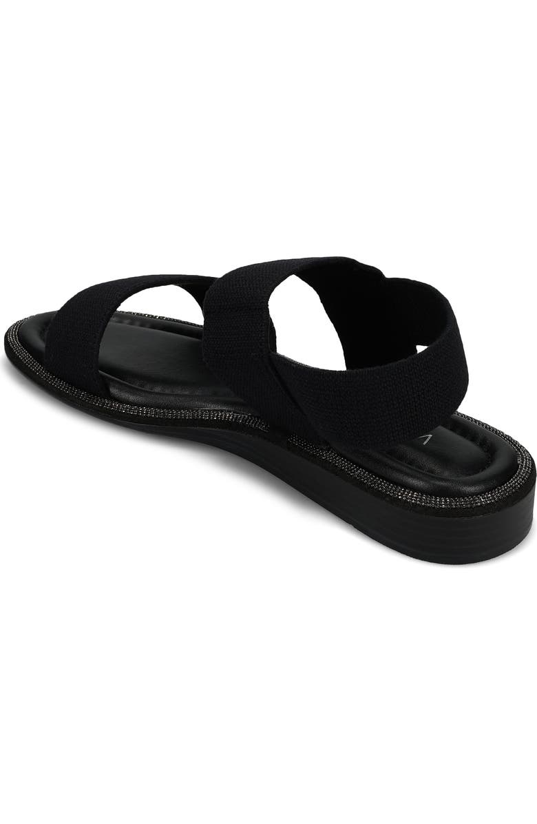 VANELi Bordy Slingback Wedge Sandal, Alternate, color, Black