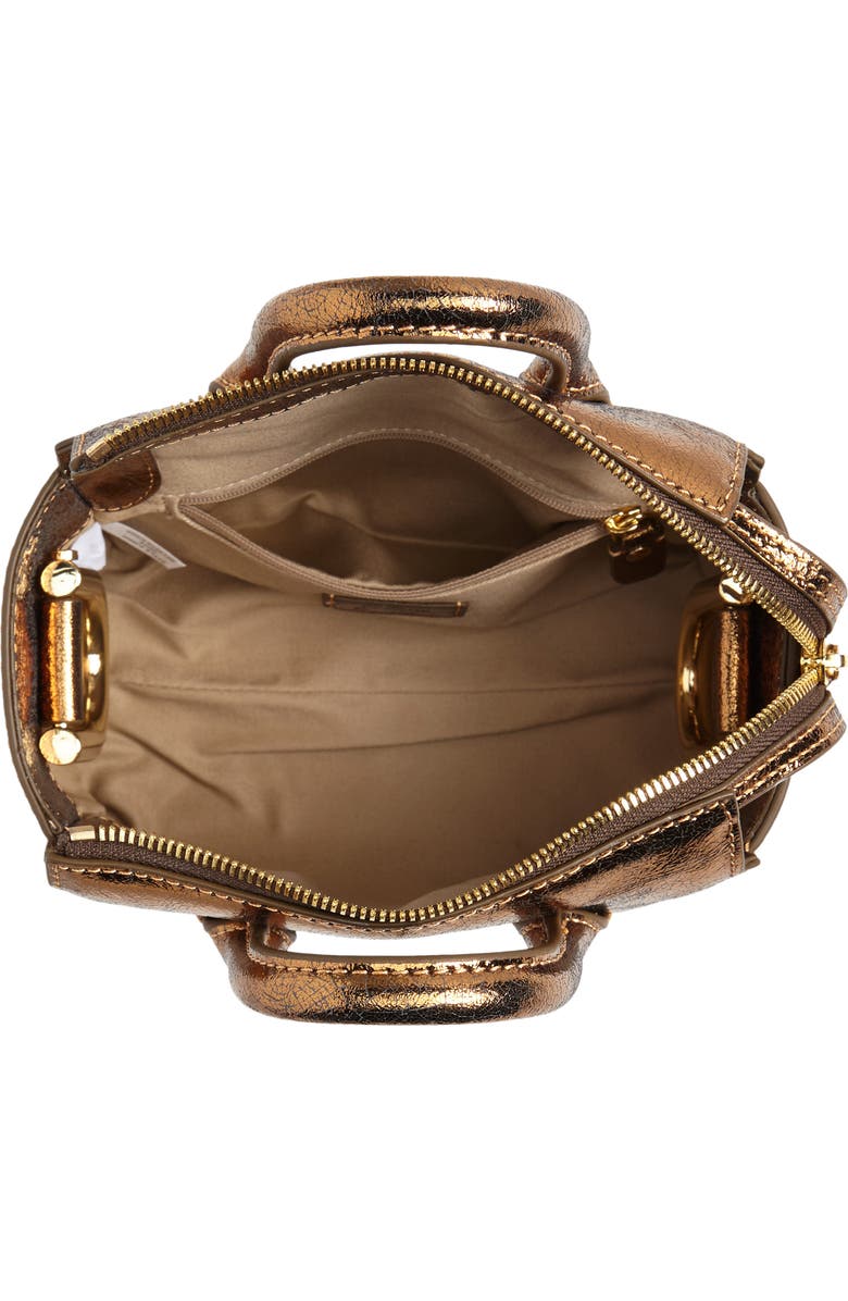 J.Crew Mini Metallic Leather Shoulder/Crossbody Satchel, Alternate, color,