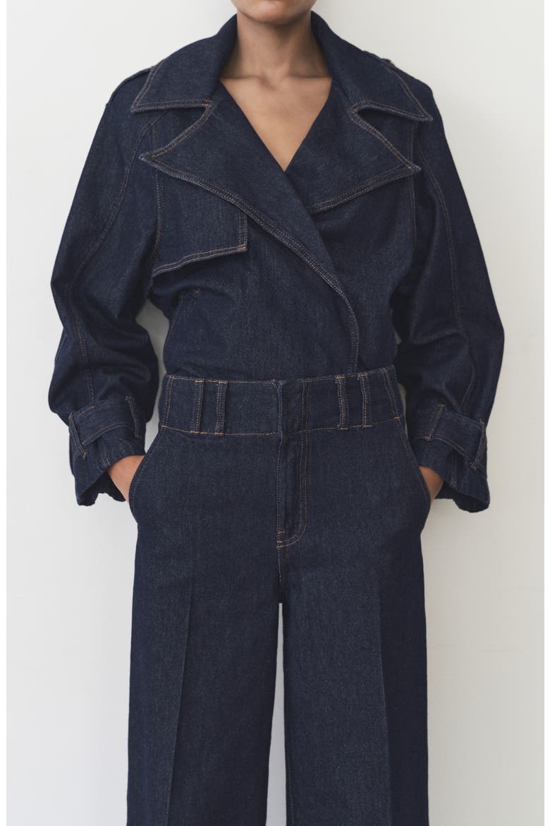 High Waist Flare Leg Jeans, Alternate, color, OPEN BLUE