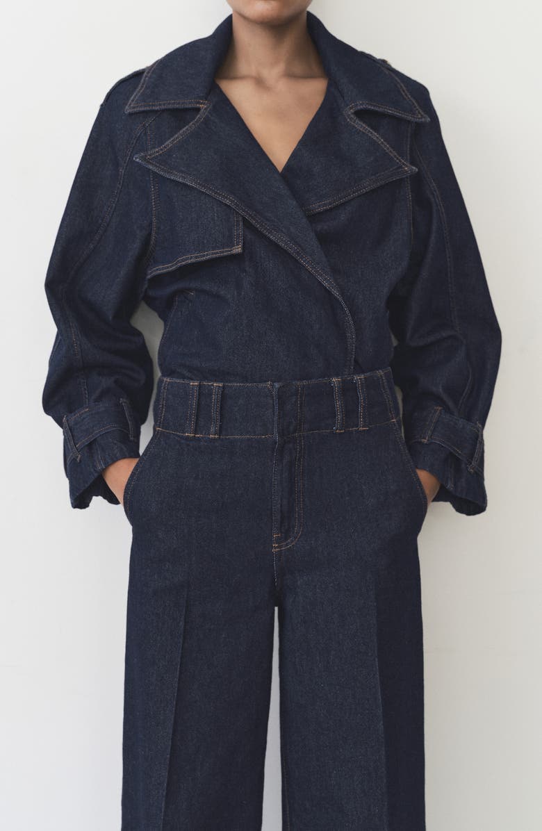 MANGO High Waist Flare Leg Jeans, Alternate, color, 