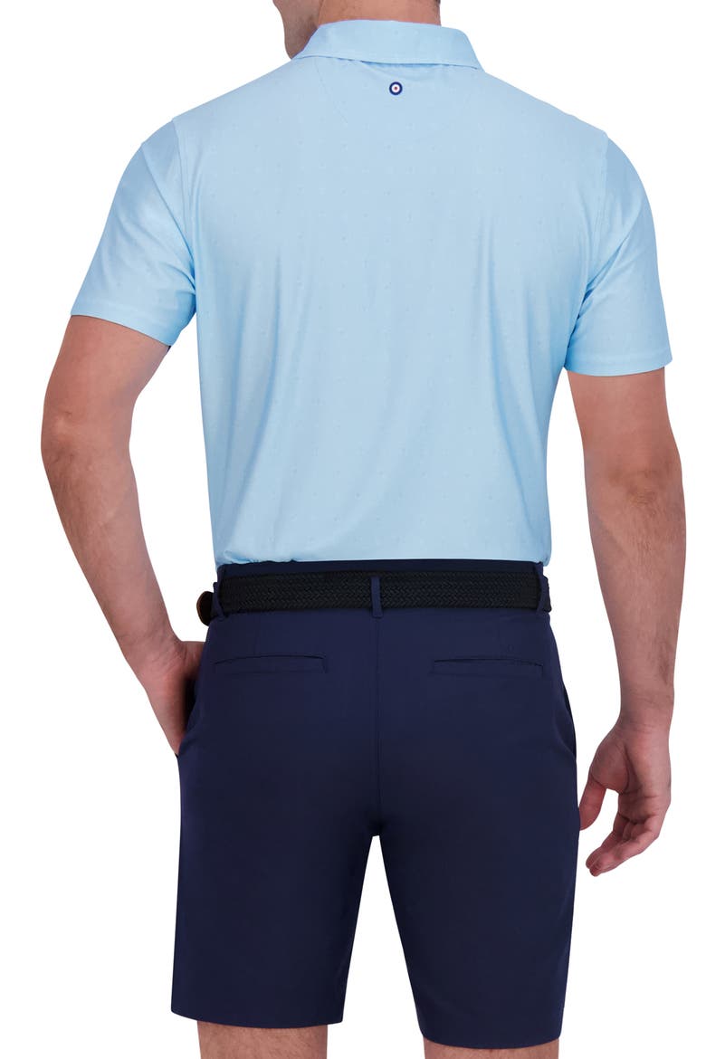 Collage Solid Stretch Tech Polo, Alternate, color, LIGHT BLUE