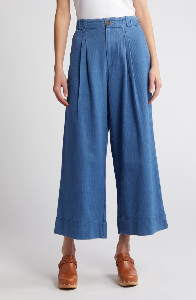 Treasure & Bond Pleated Wide Leg Pants, Main, color,