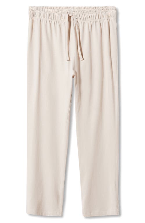 Shop Mango Cotton Knit Drawstring Pants