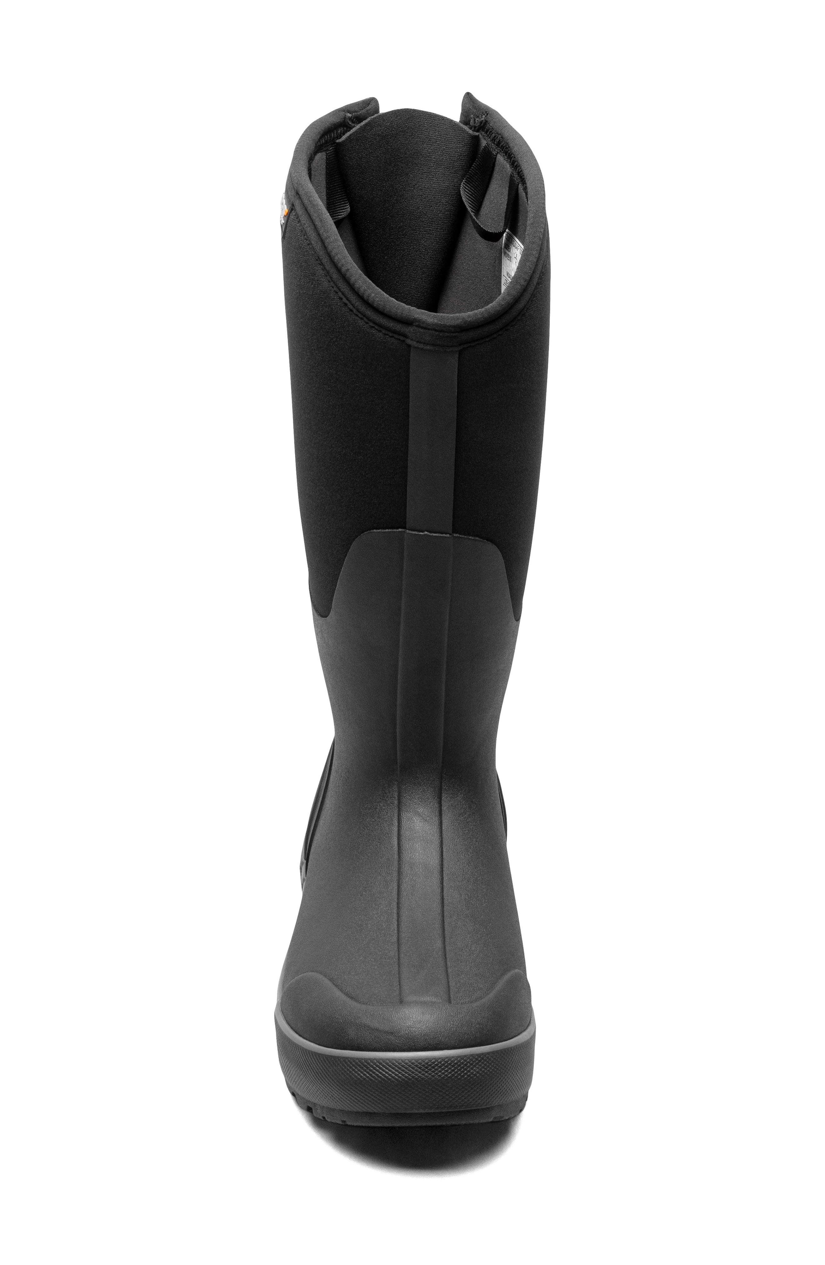 Bogs Classic II Adjustable Calf Waterproof Rain Boot, Alternate, color, Black