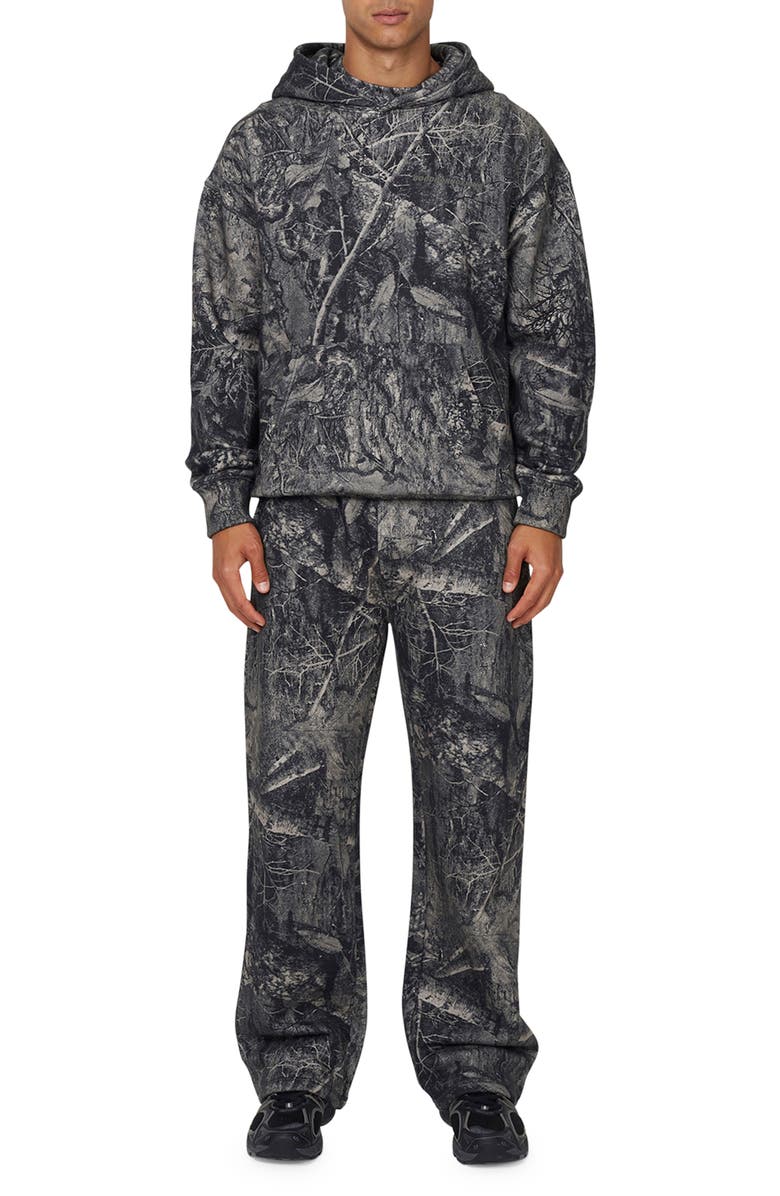 Good For Nothing Men's Woodland Blackout Camo Relaxed Hoodie, Alternate, color, Camo