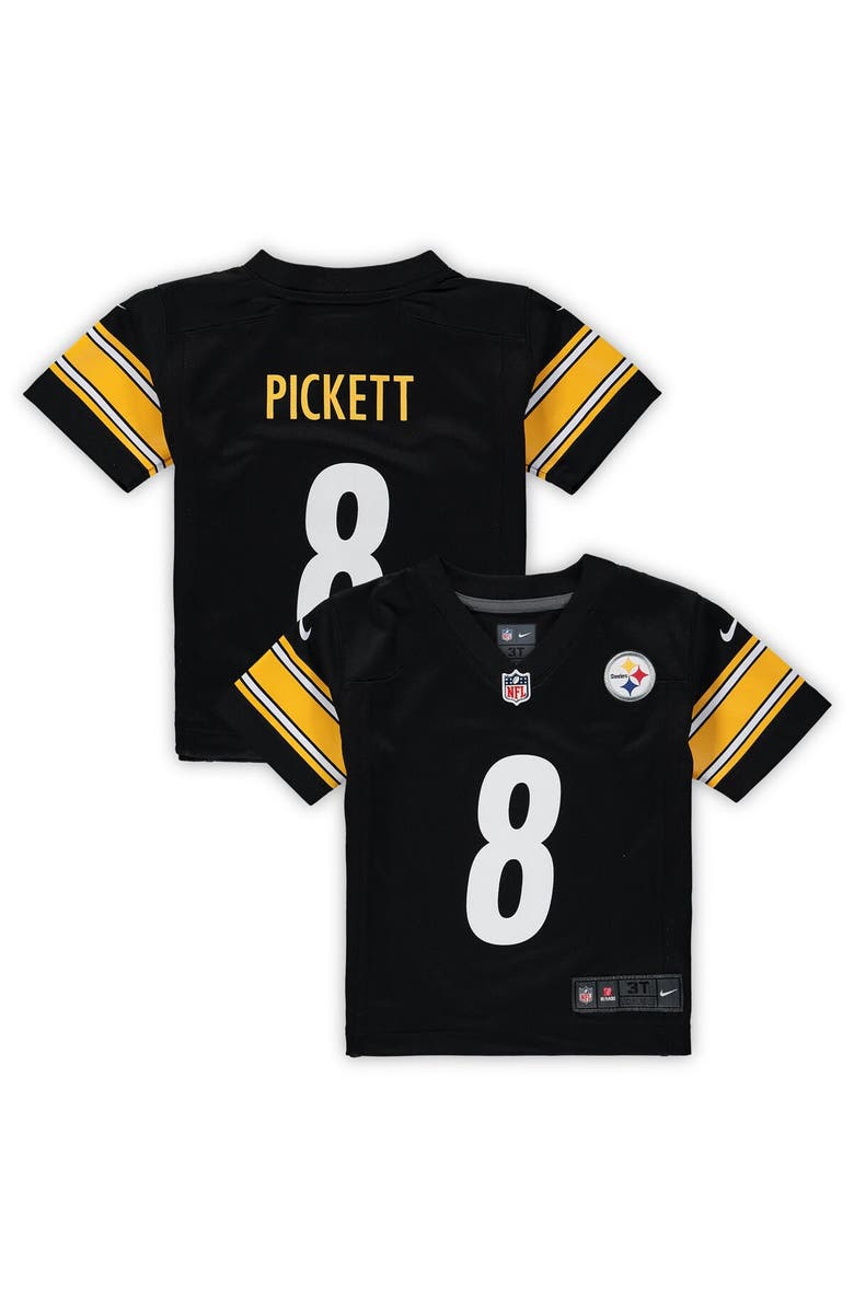 Nike Toddler Nike Kenny Pickett Black Pittsburgh Steelers Game Jersey, Main, color, 