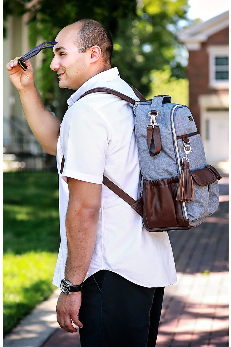 Diaper Bag Backpack, Alternate, color, GREY