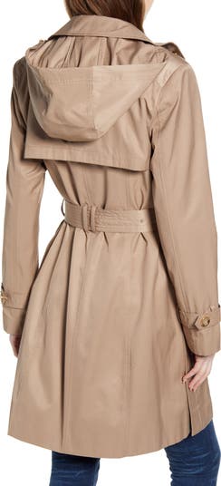 Cole Haan store Hooded Trench Coat