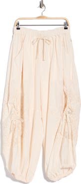 Free People Wild Bloom Embroidered Pants