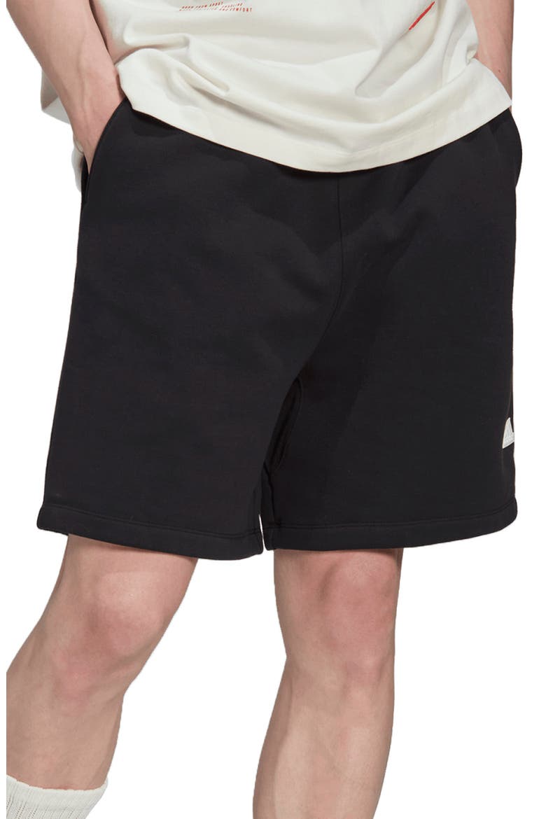 Sportswear Fleece Sweat Shorts, Main, color, BLACK